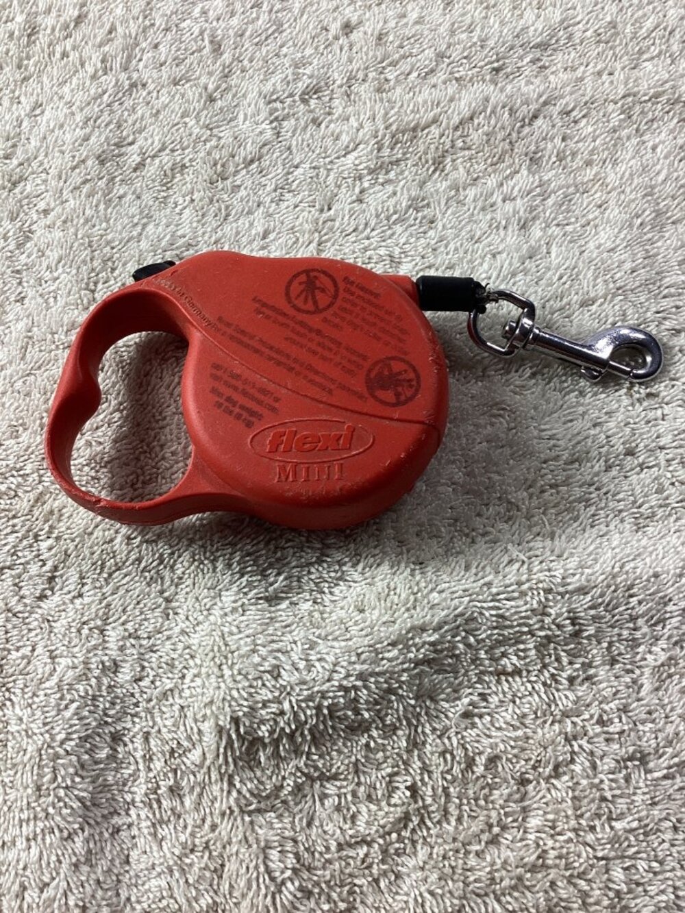 Flexi Mini Red Retractable Dog Leash For Small Dogs Up To 18 Lbs Made In Germany